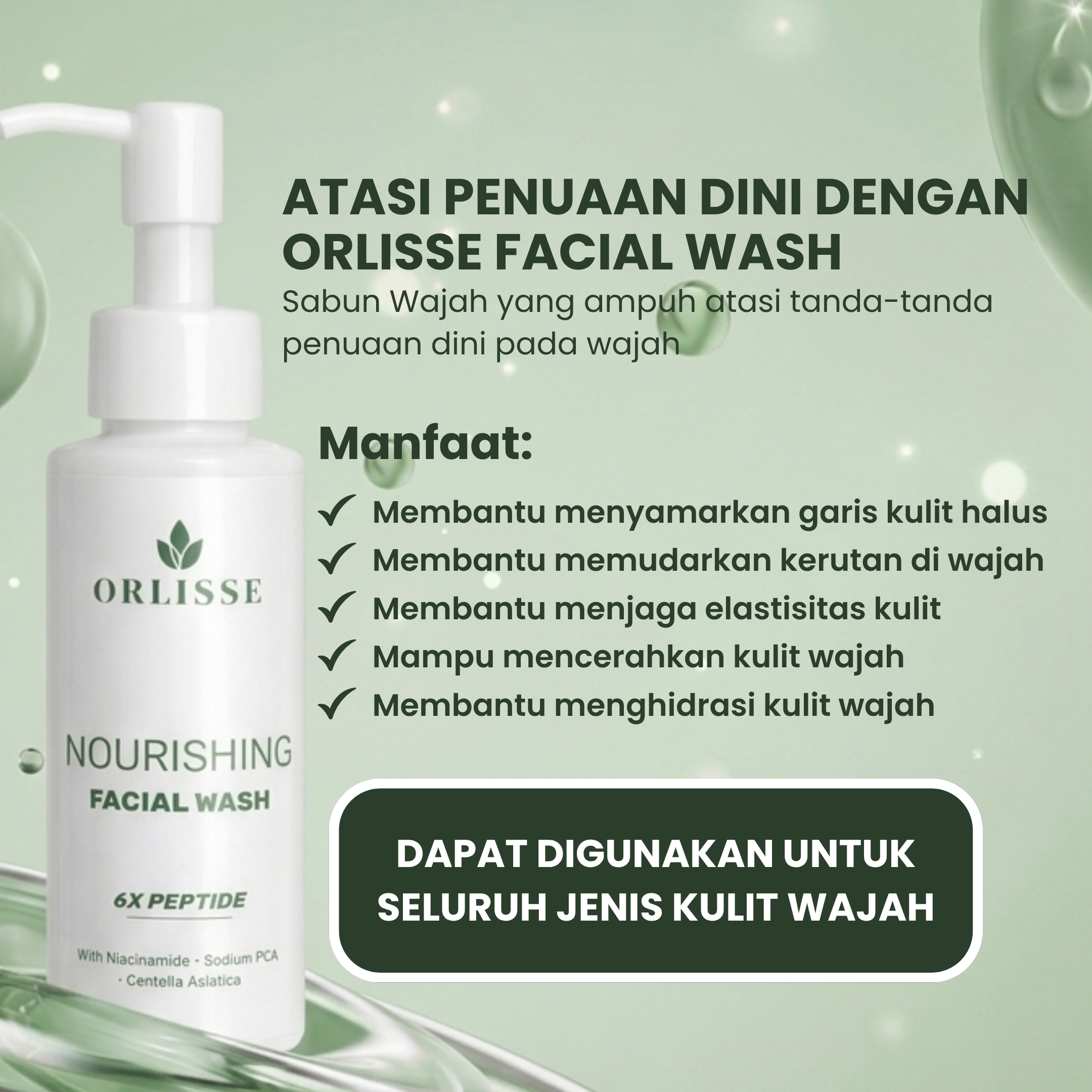 Kandungan 6X Peptide Orlisse