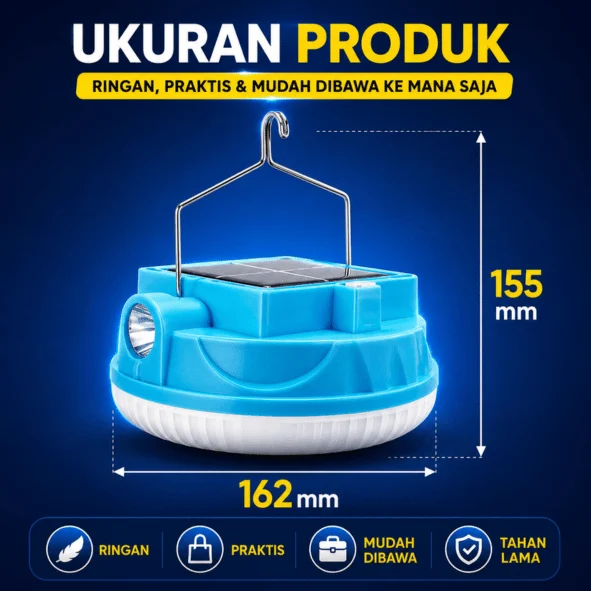 Ukuran Produk — Ringan Praktis Mudah Dibawa
