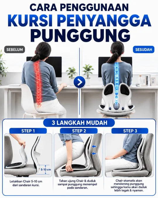 Alasan Harus Beli Kursi Penyangga Punggung