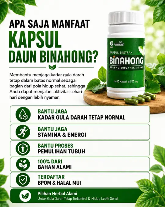 Apa Keunggulan Kapsul Daun Binahong